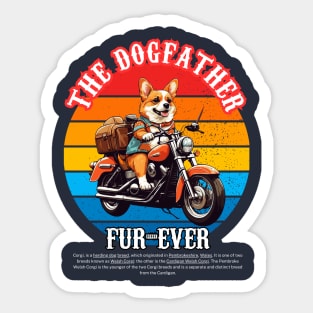 Dogfather Lover Sticker